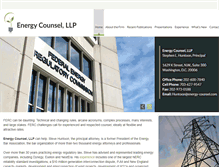 Tablet Screenshot of energy-counsel.com